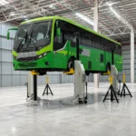 Elevador de colunas móveis para caminhões e ônibus | Rokim