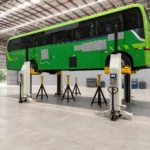 Elevador de colunas móveis para caminhões e ônibus | Rokim